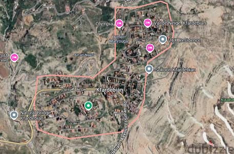 A 7,450 m² Land for sale in Kfarzebian - أرض للبيع في كفرزبيان