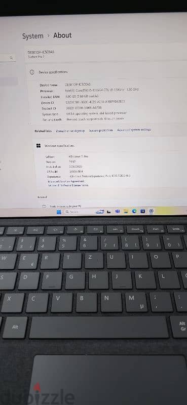 microsoft surface pro 7 (2 in 1) cor i5 10th generation (Detachable) 5