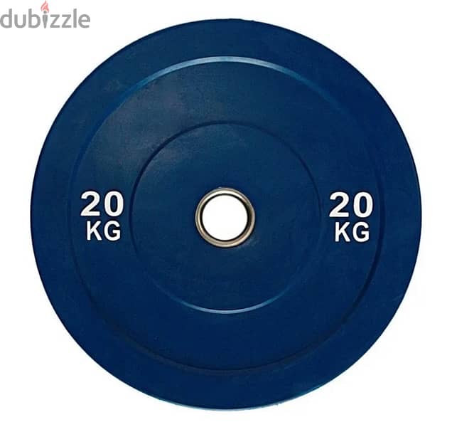 Colored Bumper plates set 150kg 2