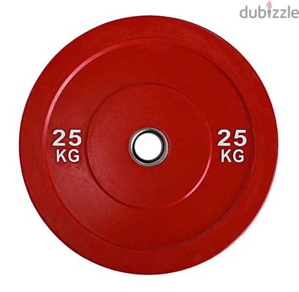 Colored Bumper plates set 150kg 4