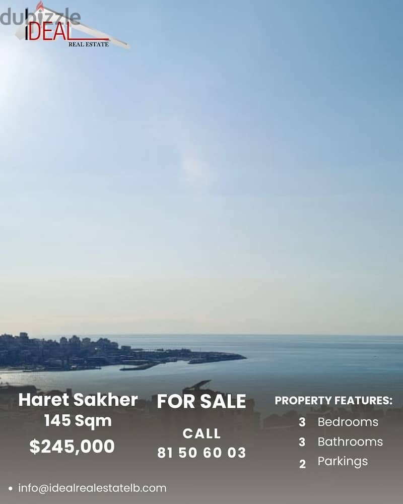 145 SQM Apartment for sale in Haret Sakher REF#JH17488 0