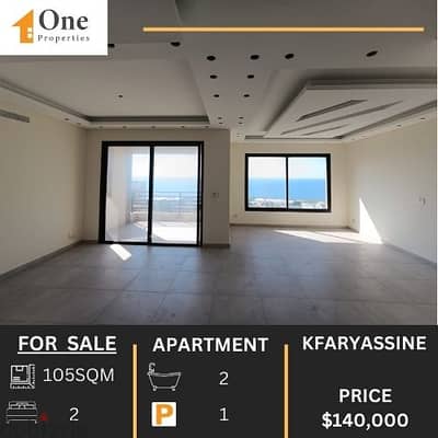 SEA VIEW APARTMENT FOR SALE IN KFARYASSINE