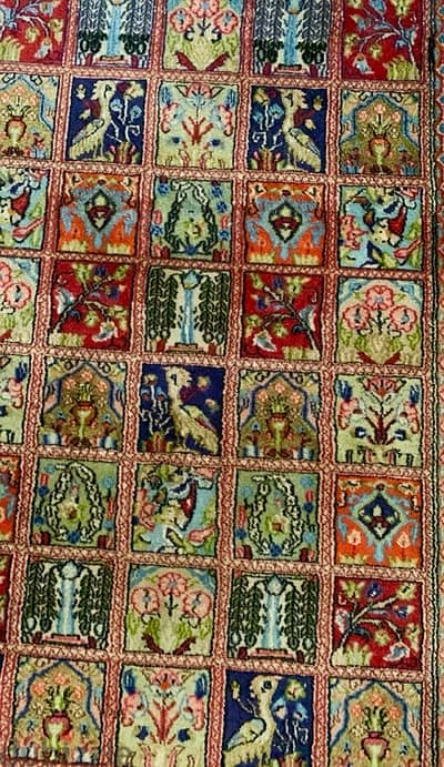 Carpets Ajami / قُمّ ثُريّا- handmade-silk&wool/ discount for 2