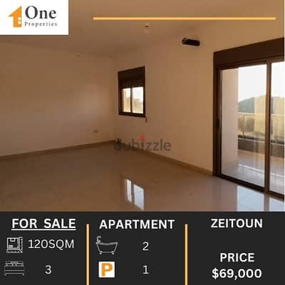 APARTMENT FOR SALE IN ZEITOUN