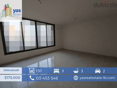 Dekweneh 131m2 | Brand New | Flat | Prime Location | AA/NER |