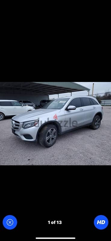 Mercedes glc300 2017, 81/882165 مجمرك خالص