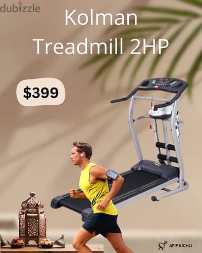 Kolman Treadmill-2HP كفالة شركة