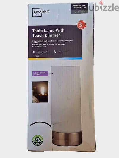 Table Lamp With Touch Dimmer