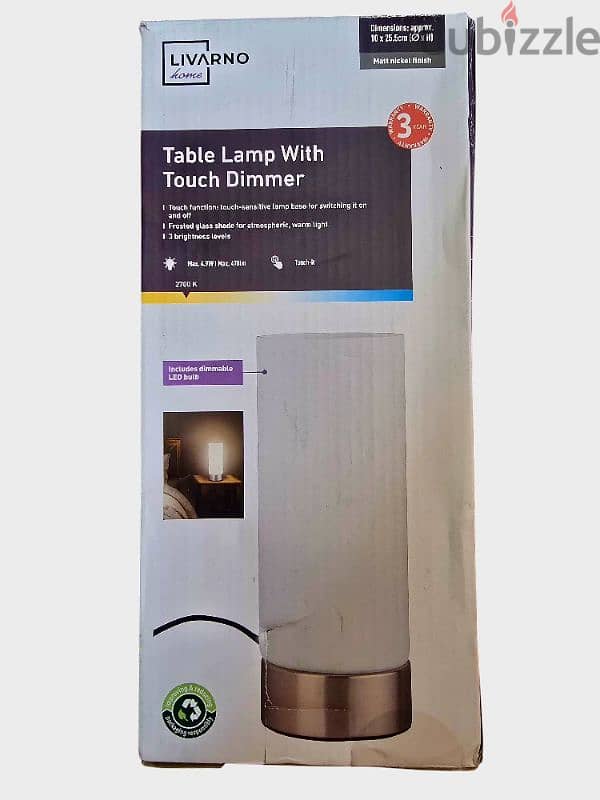 Table Lamp With Touch Dimmer 0