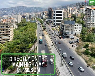 DIRECTLY ON THE MAIN HIGHWAY- Jounieh /جونيه  REF#ST118522