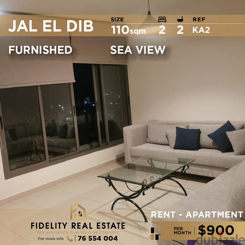 Apartment for rent in Jal El Dib KA2 شقة للإيجار في جل الديب 0