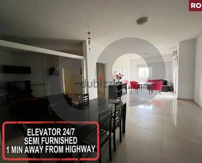 elevator 24/7- 1 min away from highway-Kousba Koura/كوسبا REF#RO118536