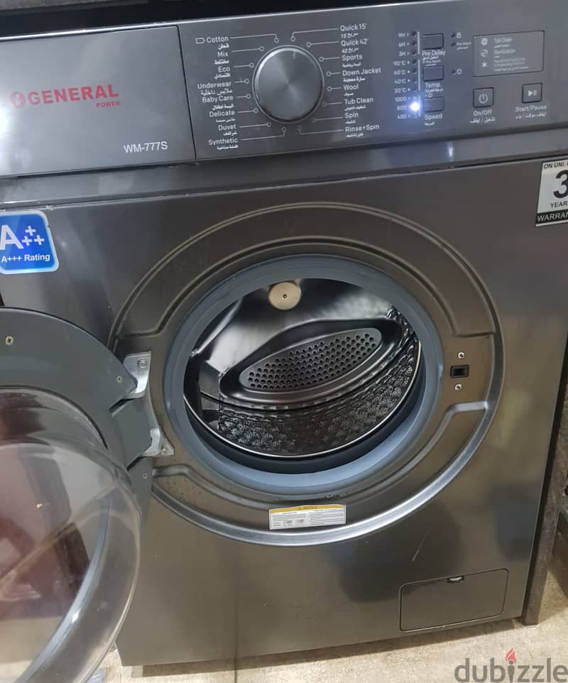 Washer General 7kg Silver 1