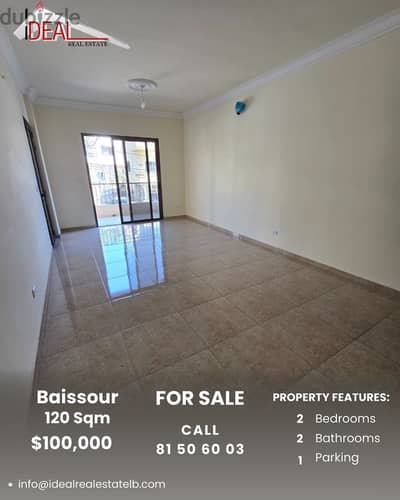 120 sqm Apartment for sale in Aley Baissour REF#RB6025