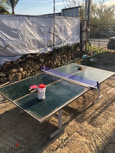 Ping Pong Table with Accessories