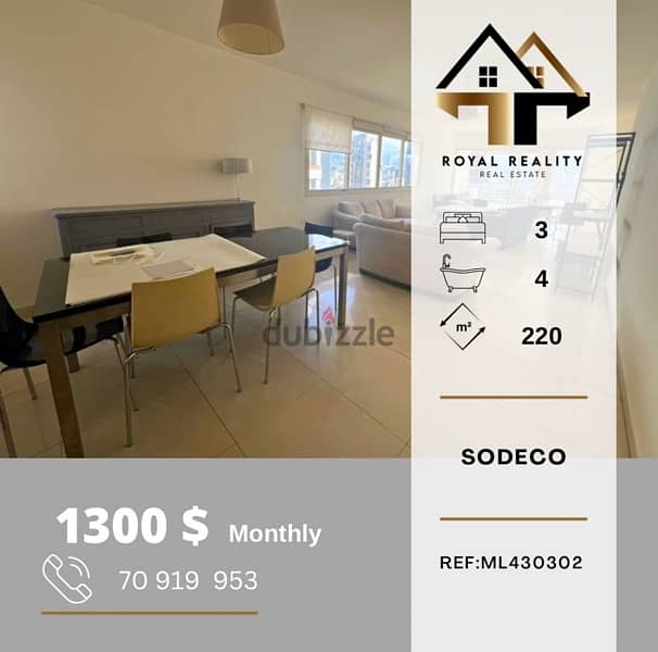 apartments for rent in achrafieh sodeco - شقق للإجار في الأشرفية 0