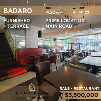 Restaurant for sale in Badaro MK22 مطعم للبيع في بادارو