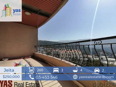 Jeita 260m2 | Luxurious | Duplex | 90m2 Roof | Panoramic View |