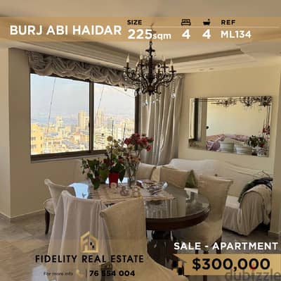 Apartment for sale in Bourj Abi Haidar ML134 شقة للبيع في برج ابي حيدر