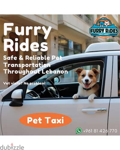 pet taxi service all over lebanon for dogs and cats