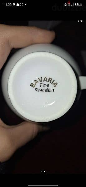 BAVARIA fine porcelain cup 1