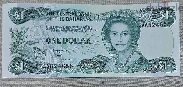 Bahamas Banknote Memorial for Queen Elizabeth II