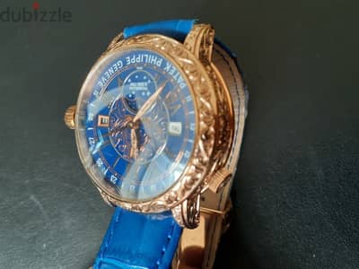 PATEK PHILLIPE GENEVE TOURBILLION SKY MOON BLUE DIAL AND DUAL FACE