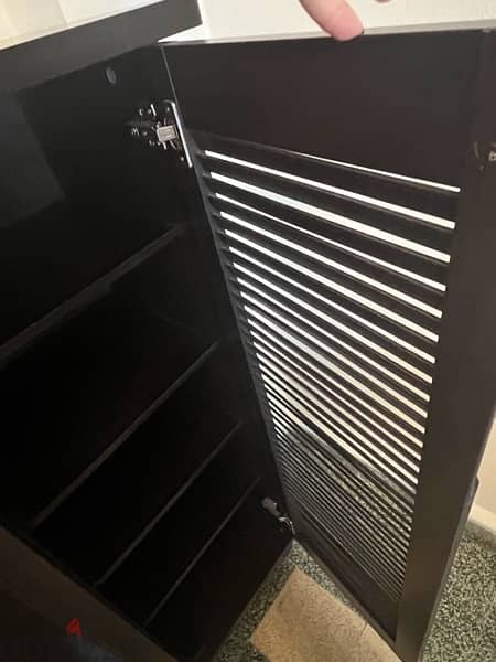 Cabinet 3 Doors, one drawer Good Condition 2