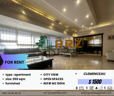 200 SQM APARTMENT FOR RENT IN AIN EL MREISSEH