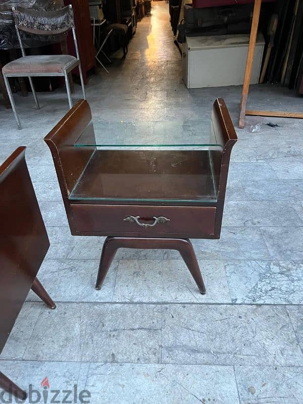 vintage commode 1950's كومود طاولة عدد ٢ تصميم الخمسينات روعة سعر لقطة 2