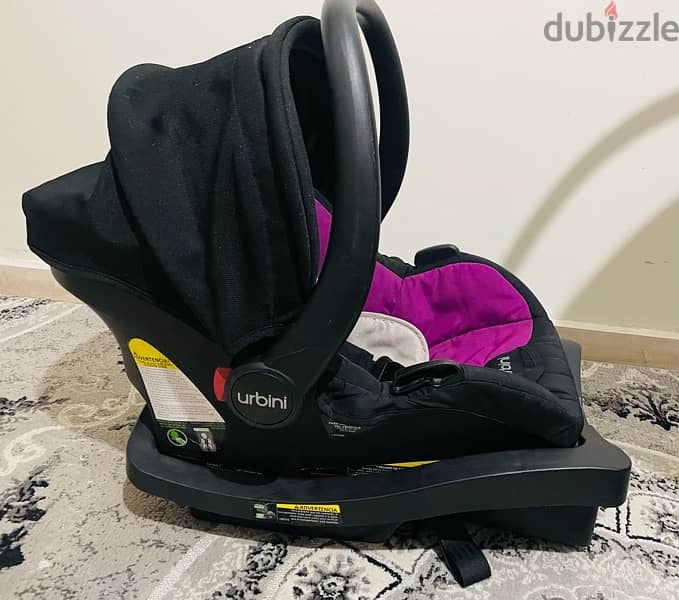 Urbini stroller and car seat 4