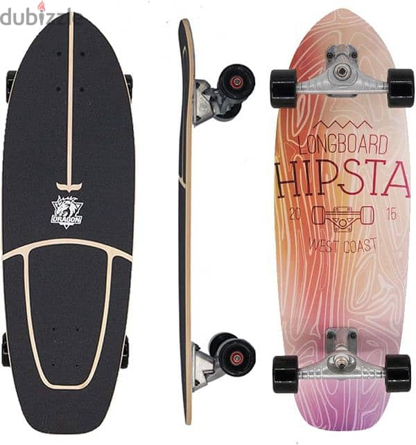 American SURF SKATEBOARD   PROFESSIONAL model : Supersonic 6