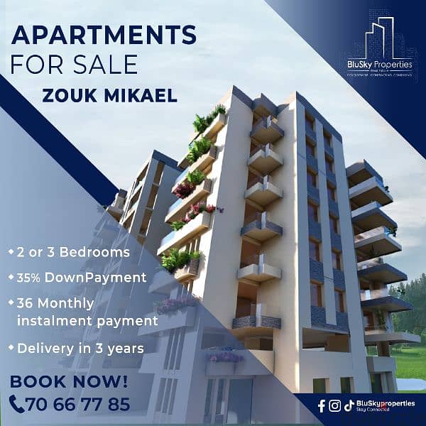 Apartment For SALE In Zouk Mkayel شقة للبيع #YM 0