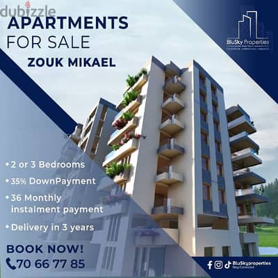 Apartment For SALE In Zouk Mkayel شقة للبيع #YM