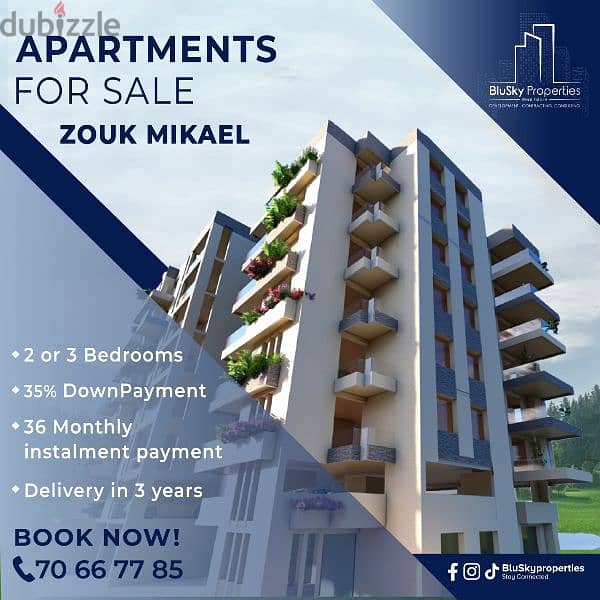 Apartment For SALE In Zouk Mkayel شقة للبيع #YM 0