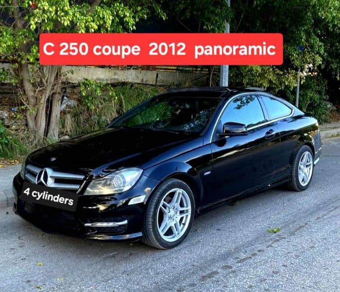 C 250 coupe model 2012 high package excellent condition 0