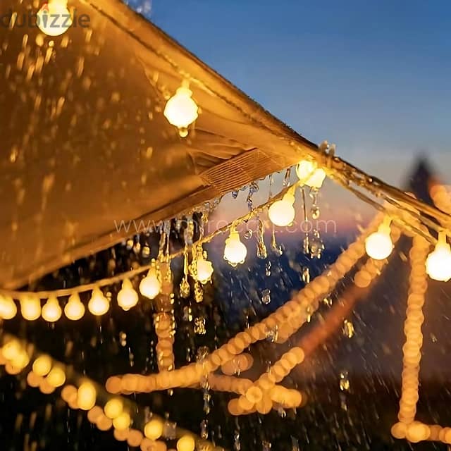 Globe String Lights, 80 Warm LEDs, Waterproof, 10m Length 4