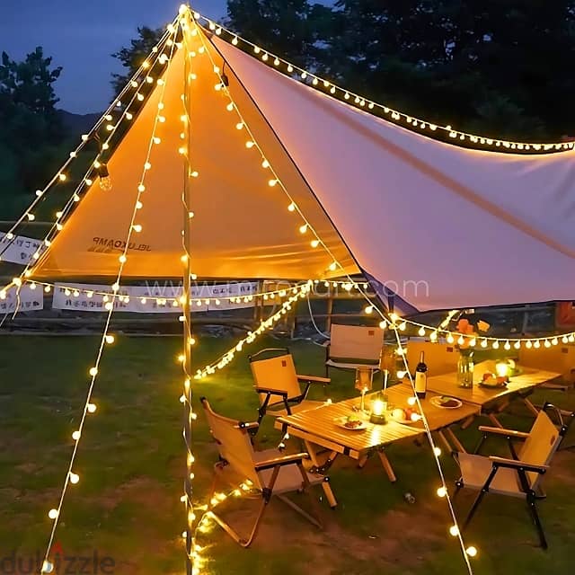 Globe String Lights, 80 Warm LEDs, Waterproof, 10m Length 8