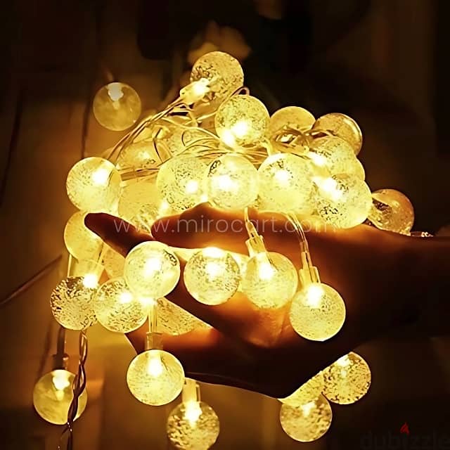 Globe String Lights, 80 Warm LEDs, Waterproof, 10m Length 5