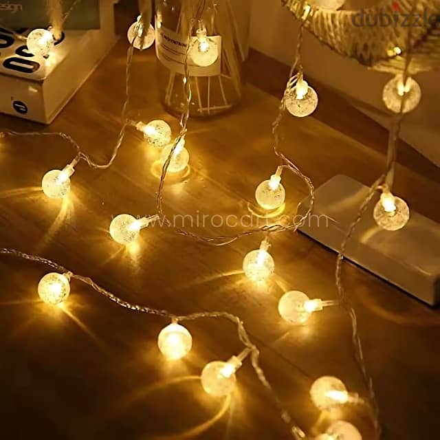 Globe String Lights, 80 Warm LEDs, Waterproof, 10m Length 6