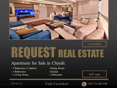 Apartment 165 sqm for Sale in Chiyah | شقة ١٦٥ متر للبيع في الشياح