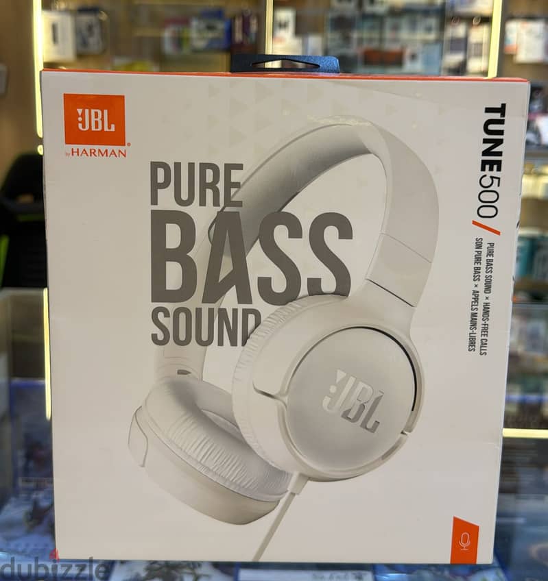 JBL tune 500 white 0