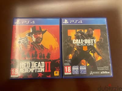 Red Dead Redemption 2 + Call Of Duty Black Ops Both For 30$