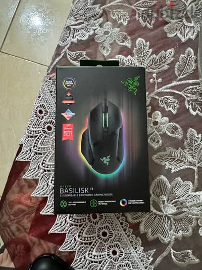 RAZER BASILISK V3 CUSTOMIZABLE ERGONOMIC GAMING MOUSE