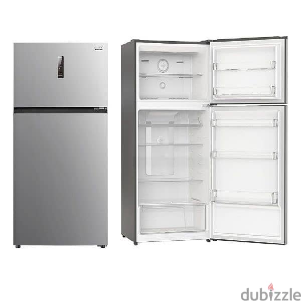 Refrigerator Sharp 28ft Stainless Steel براد شارب إنفرتر ٢٨ قدم 1