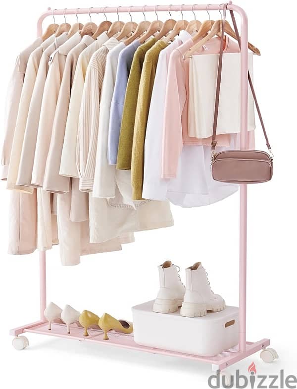 pink clothes rack 1