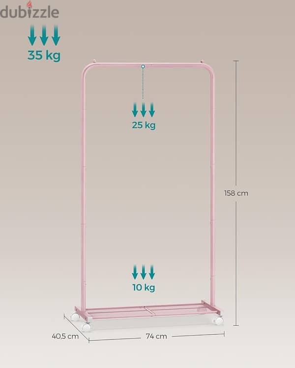 pink clothes rack 2