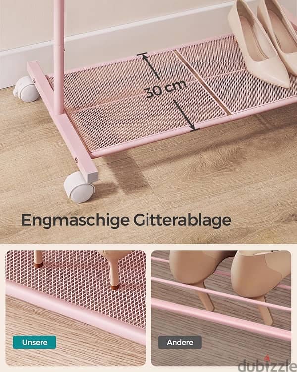 pink clothes rack 3