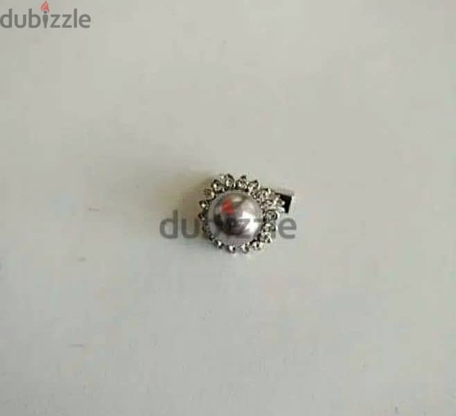 Strass brooch pearl - Not Negotiable 0