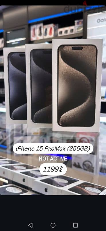 SPECIAL OFFER IPHONE 15 PRO MAX 256GB NOT ACTIVE